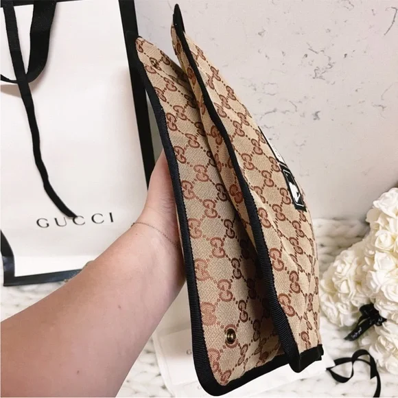 Authentic Gucci x MLB Limited Edition Supreme Monogram Canvas Clutch / Pouch. - Picture 7 of 11